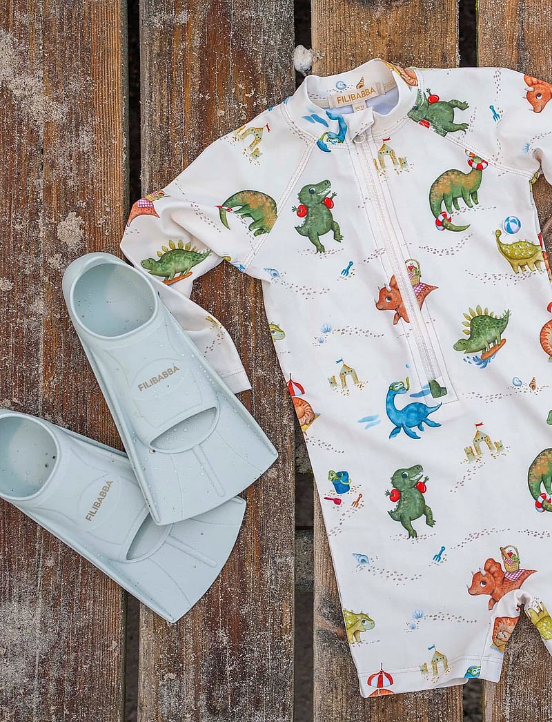 Filibabba - Svømmefødder str. 24-26 - Pearl Blue - sukelluslelut - blue - 4