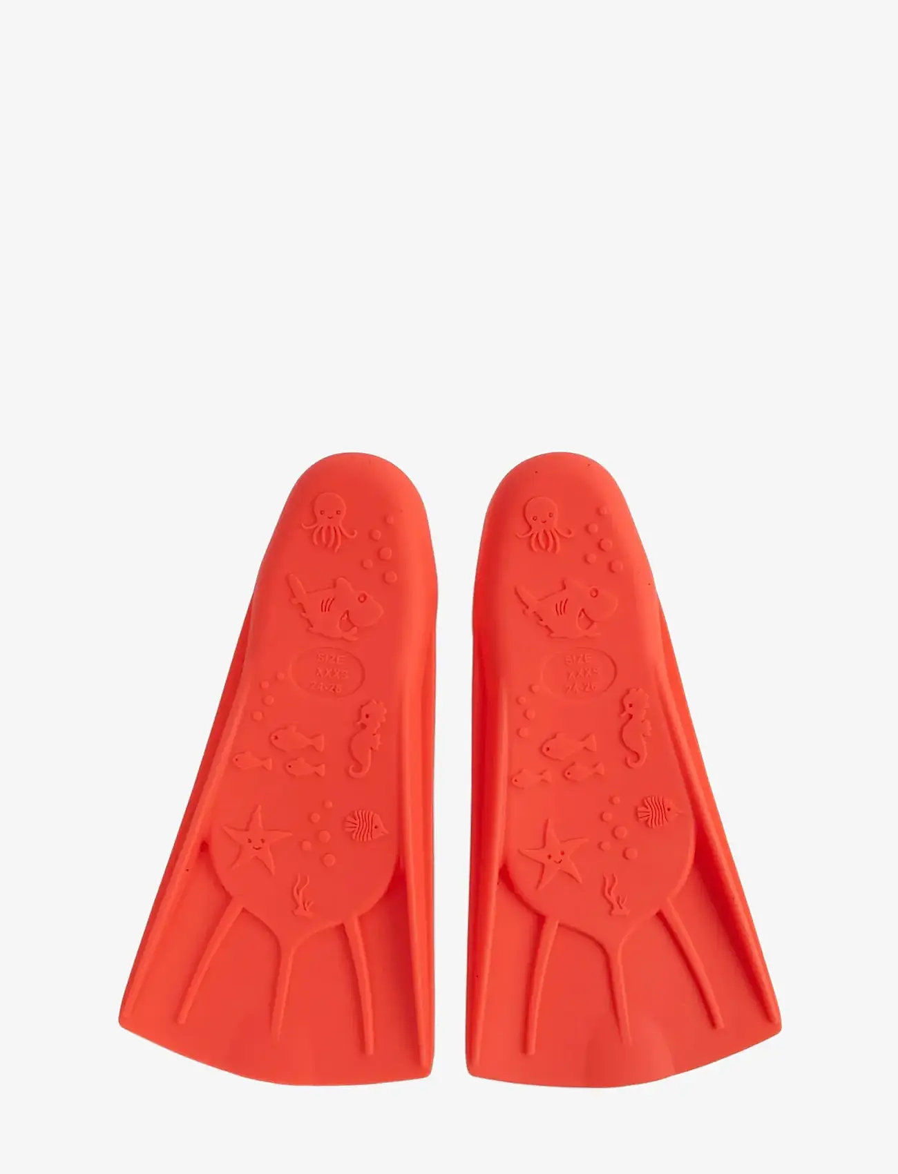 Filibabba - Svømmefødder str. 24-26 - Warm Red - uintitarvikkeet - red - 2