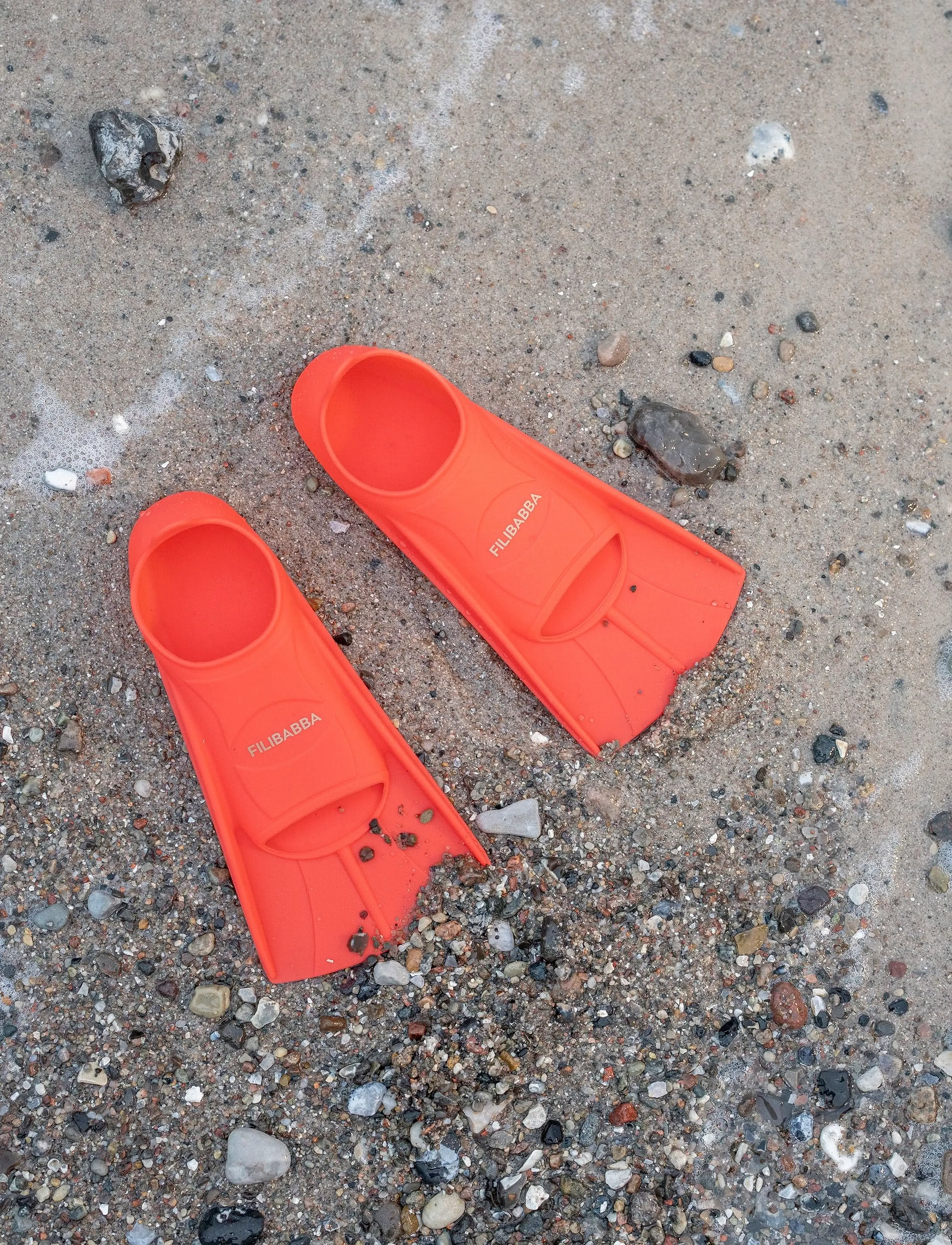 Filibabba - Svømmefødder str. 27-29 - Warm Red - svømmetilbehør - red - 4