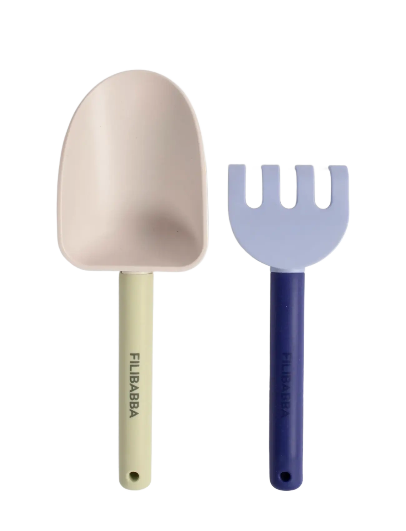 Strandsæt med skovl og rive - Blue Mix - MULTI COLOURED