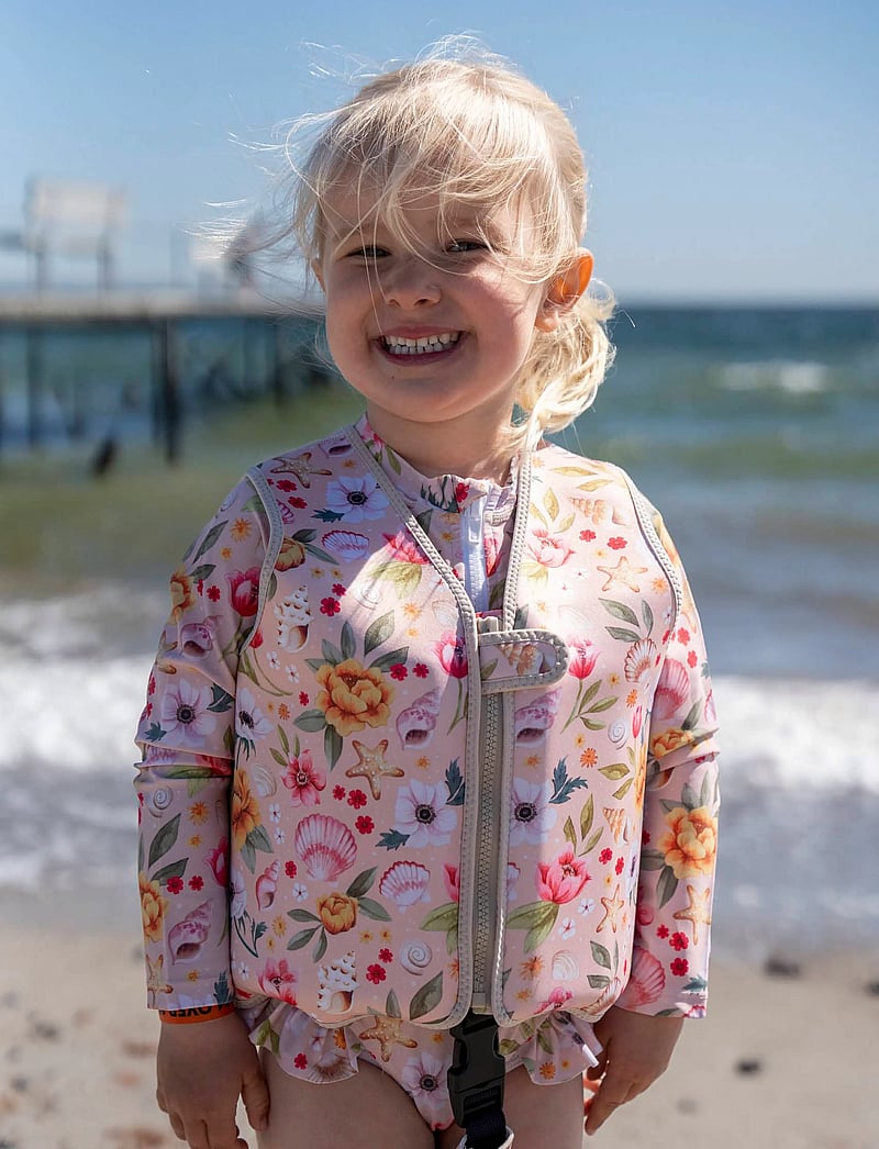Filibabba - Svømmevest 1-2 år - Ocean Blossom - schwimmzubehör - pink - 0