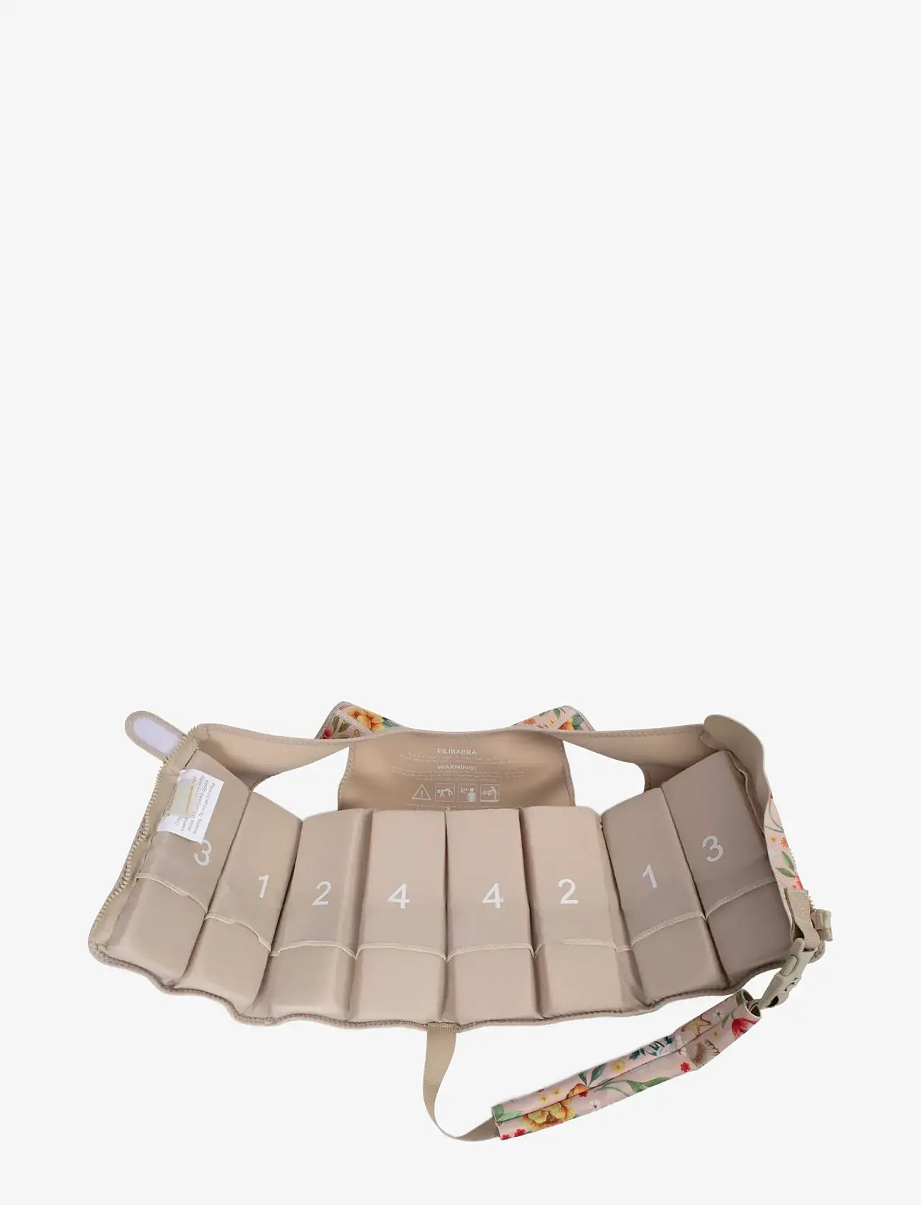 Filibabba - Svømmevest 1-2 år - Ocean Blossom - schwimmzubehör - pink - 3