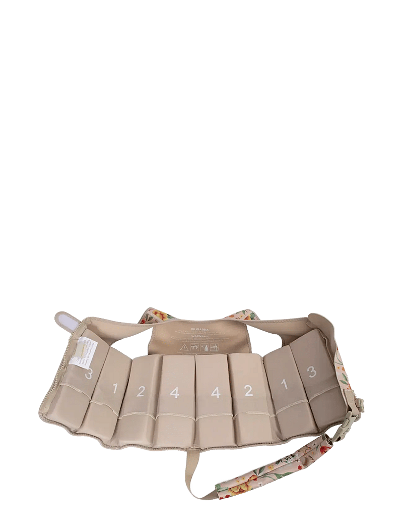 Filibabba - Svømmevest 1-2 år - Ocean Blossom - schwimmzubehör - pink - 3