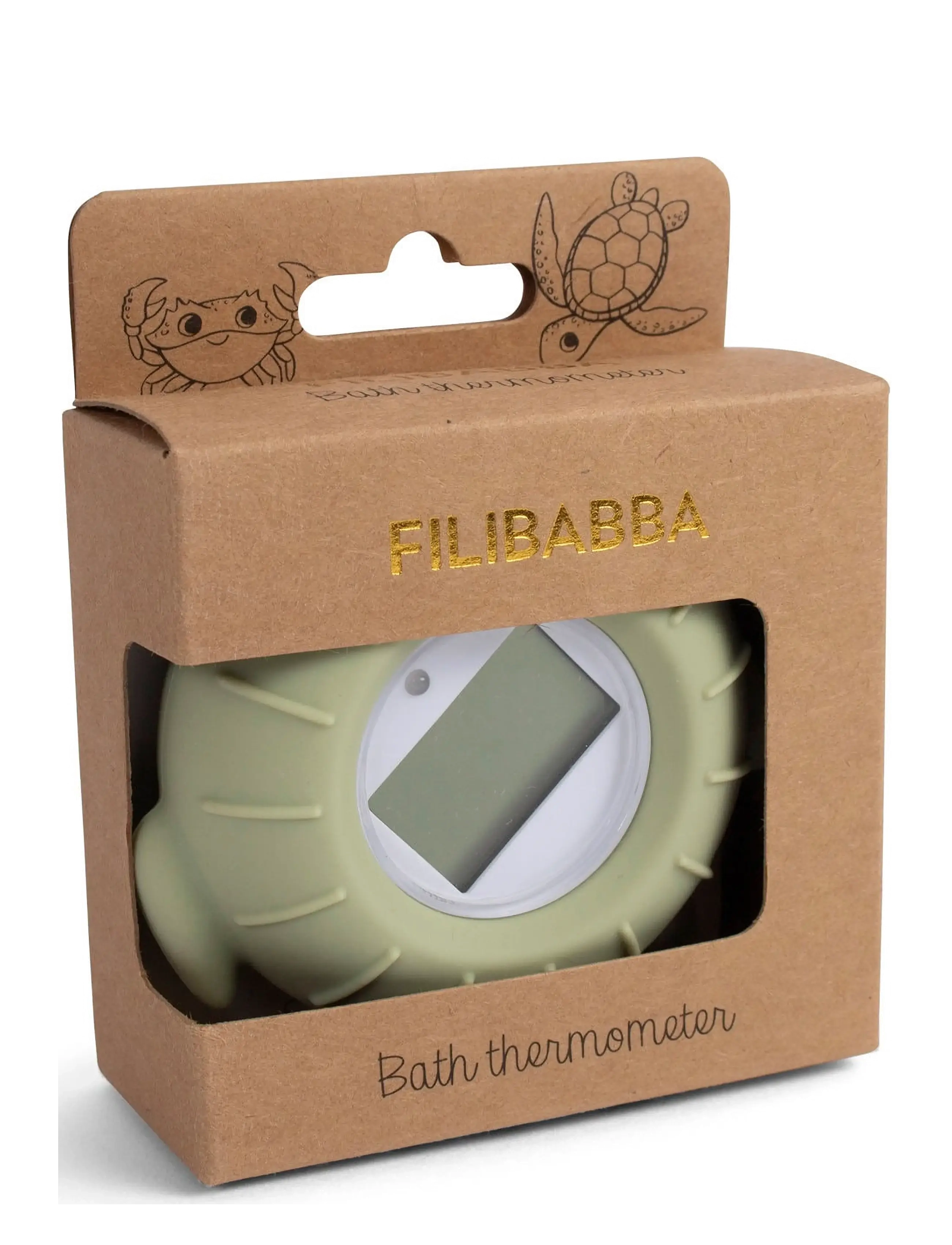 Filibabba - Bath thermometer - Turtle - kylpyammeet & tarvikkeet - green - 2