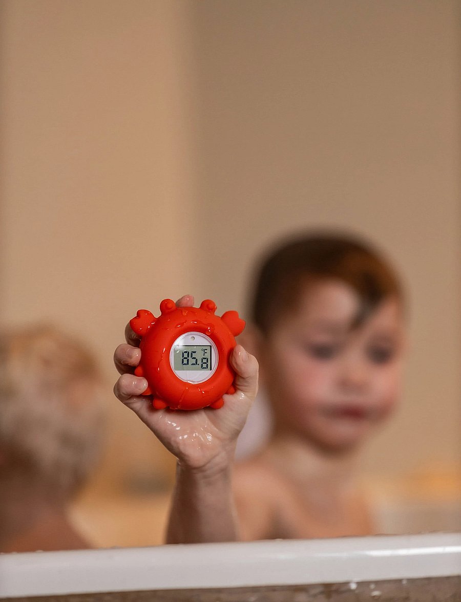 Filibabba - Bath thermometer - Crab - badewannen & zubehör - red - 3
