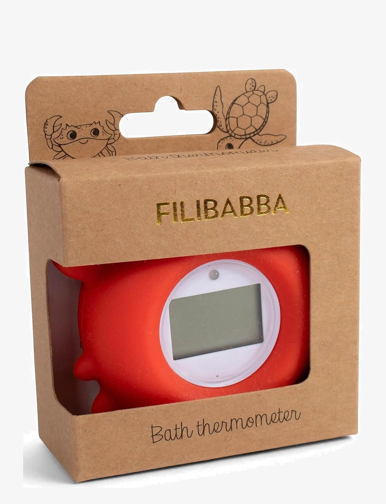 Filibabba - Bath thermometer - Crab - bathtubs & accessories - red - 2