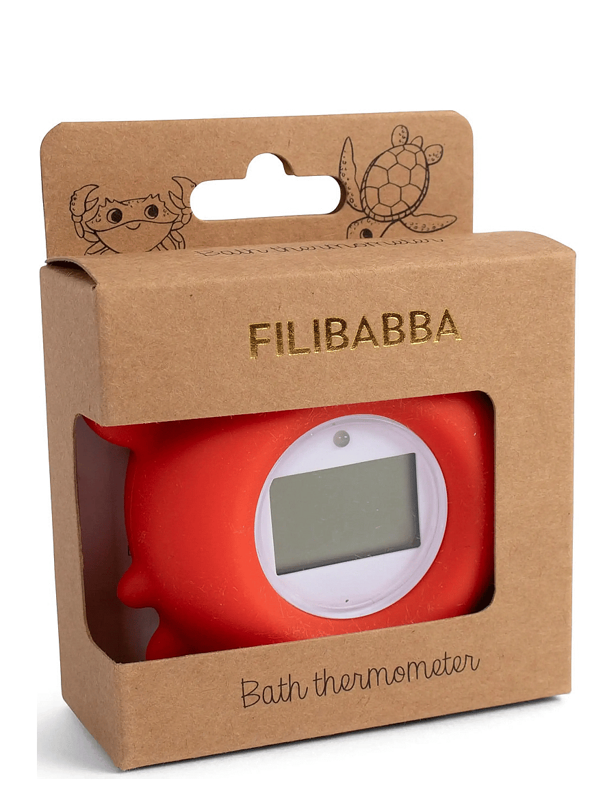 Filibabba - Bath thermometer - Crab - badewannen & zubehör - red - 2