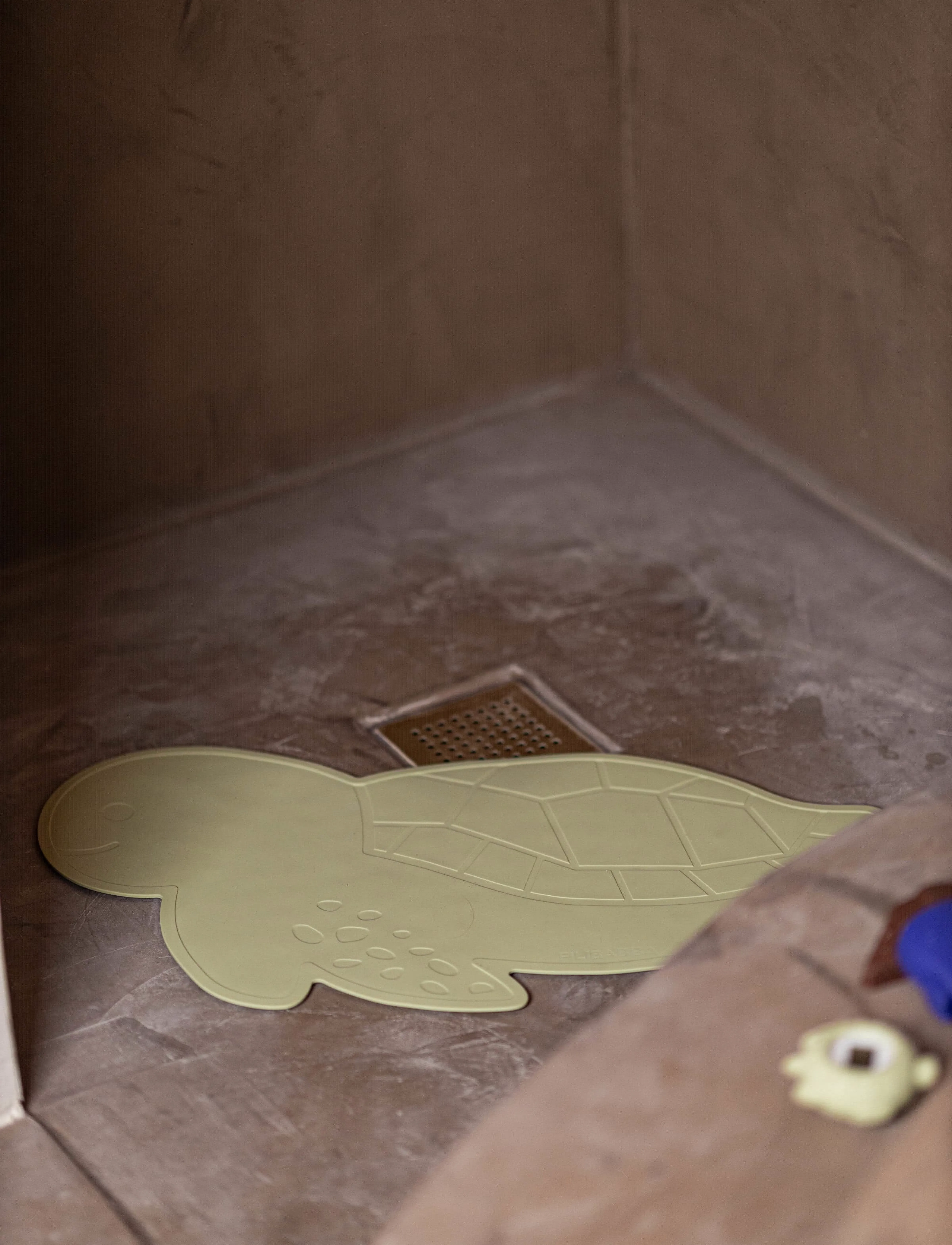 Filibabba Silicone Bath Mat - Turtle, One Size, Green, Badeværelse > Badetid, Børn
