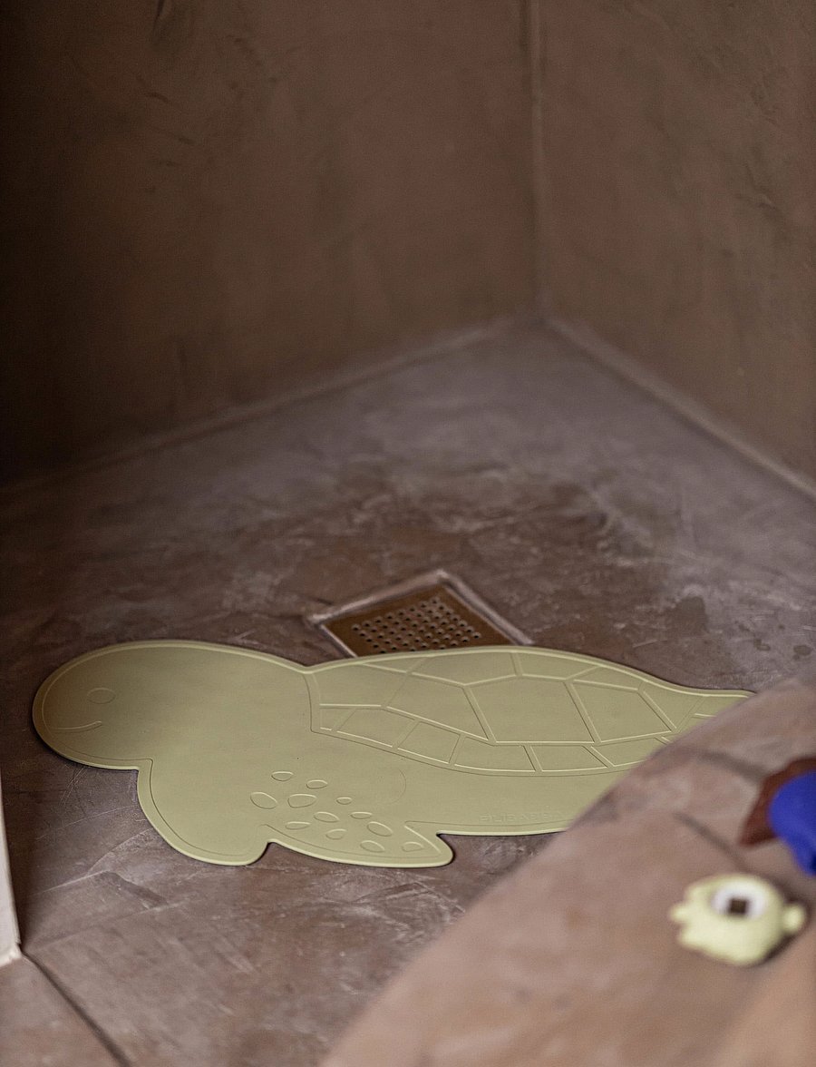 Filibabba - Silicone bath mat - Turtle - badewannen & zubehör - green - 0