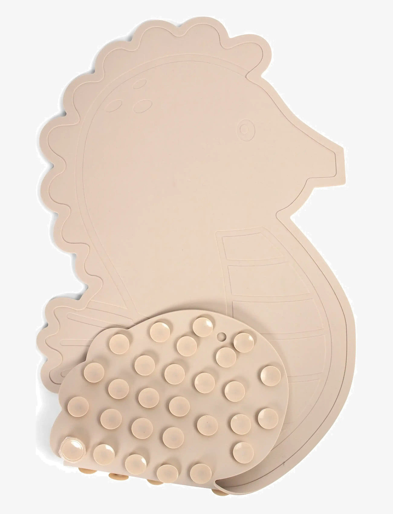 Filibabba - Silicone bath mat - Seahorse - beige - 2