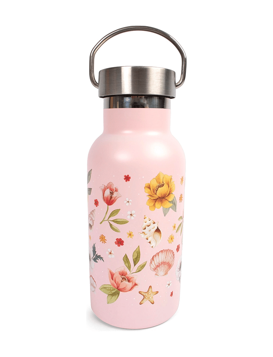 Filibabba - Stainless steel water bottle - Ocean Blossom - rose - 2