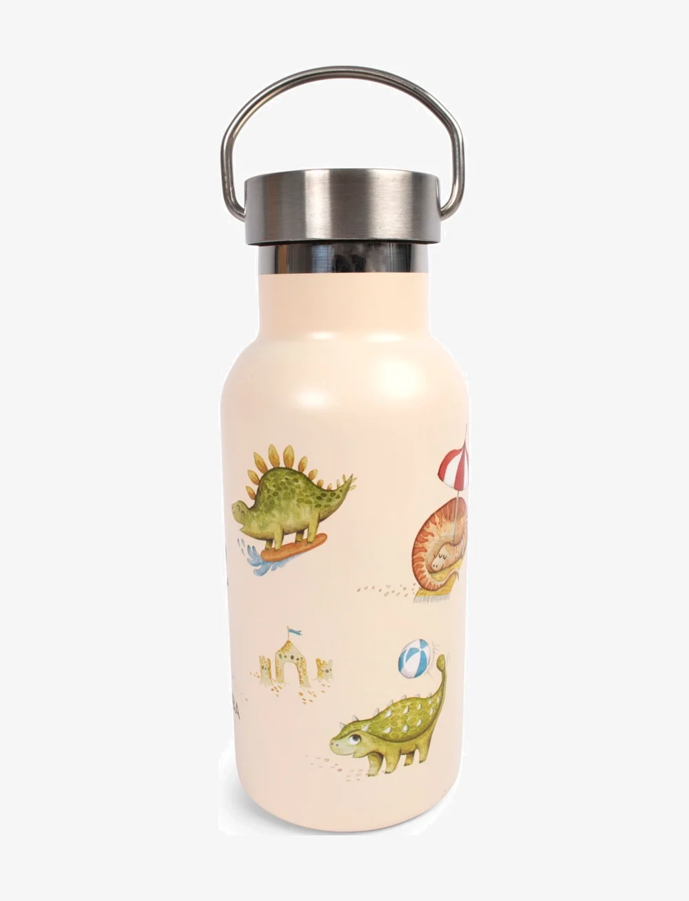 Filibabba - Stainless steel water bottle - Dino Beach - beige - 2