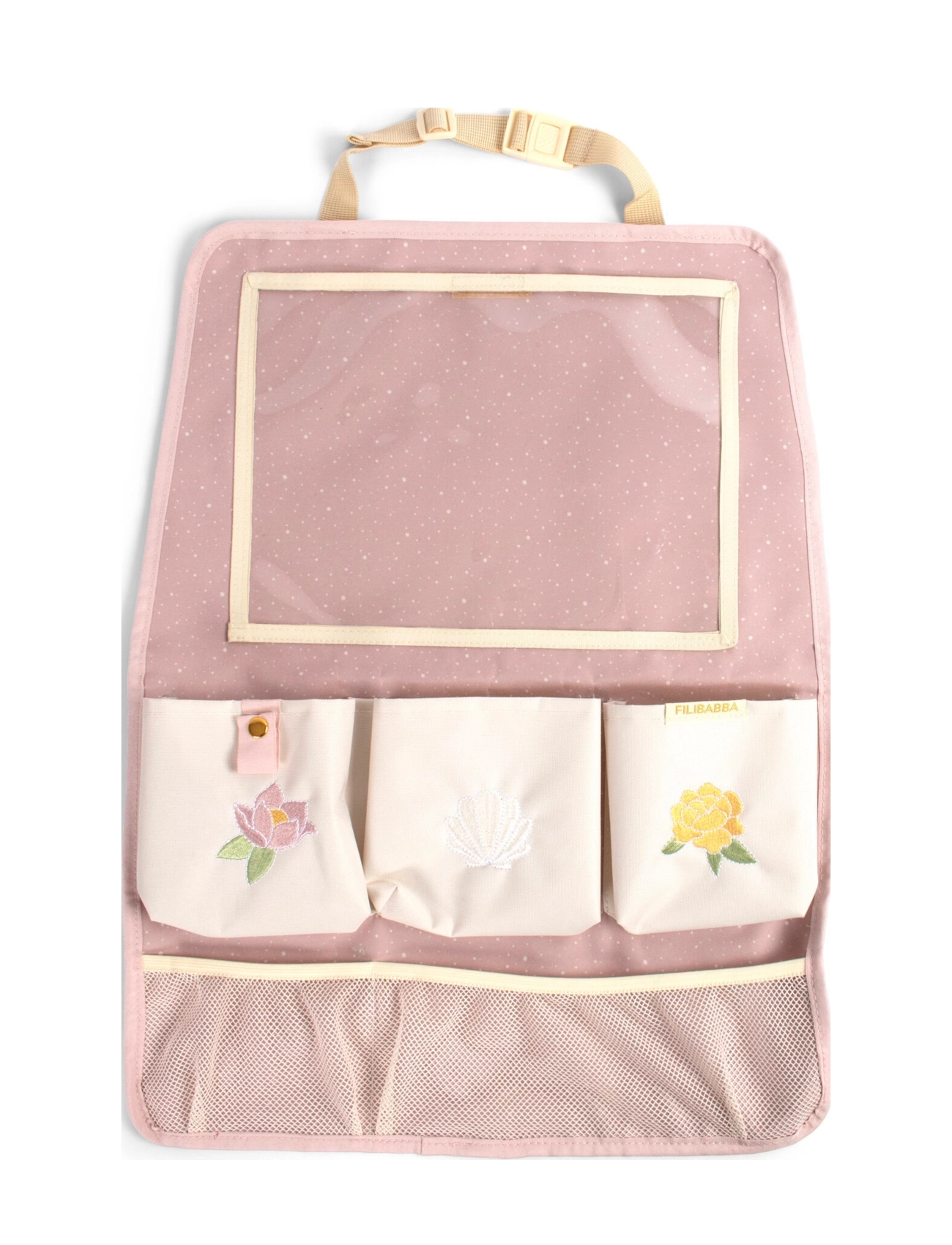 Filibabba - Backseat organizer - Ocean Blossom - beige - 1