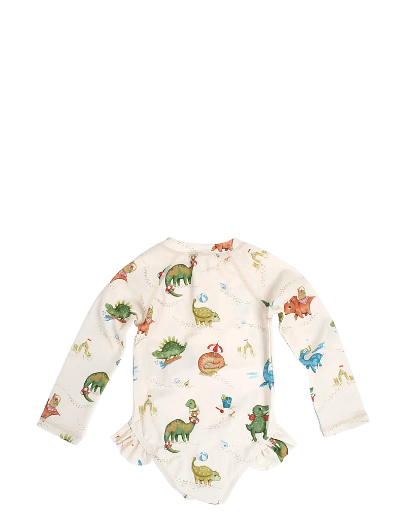 Filibabba - Vilje – UV-dragt 1-2 år – Dino Beach - beige - 2