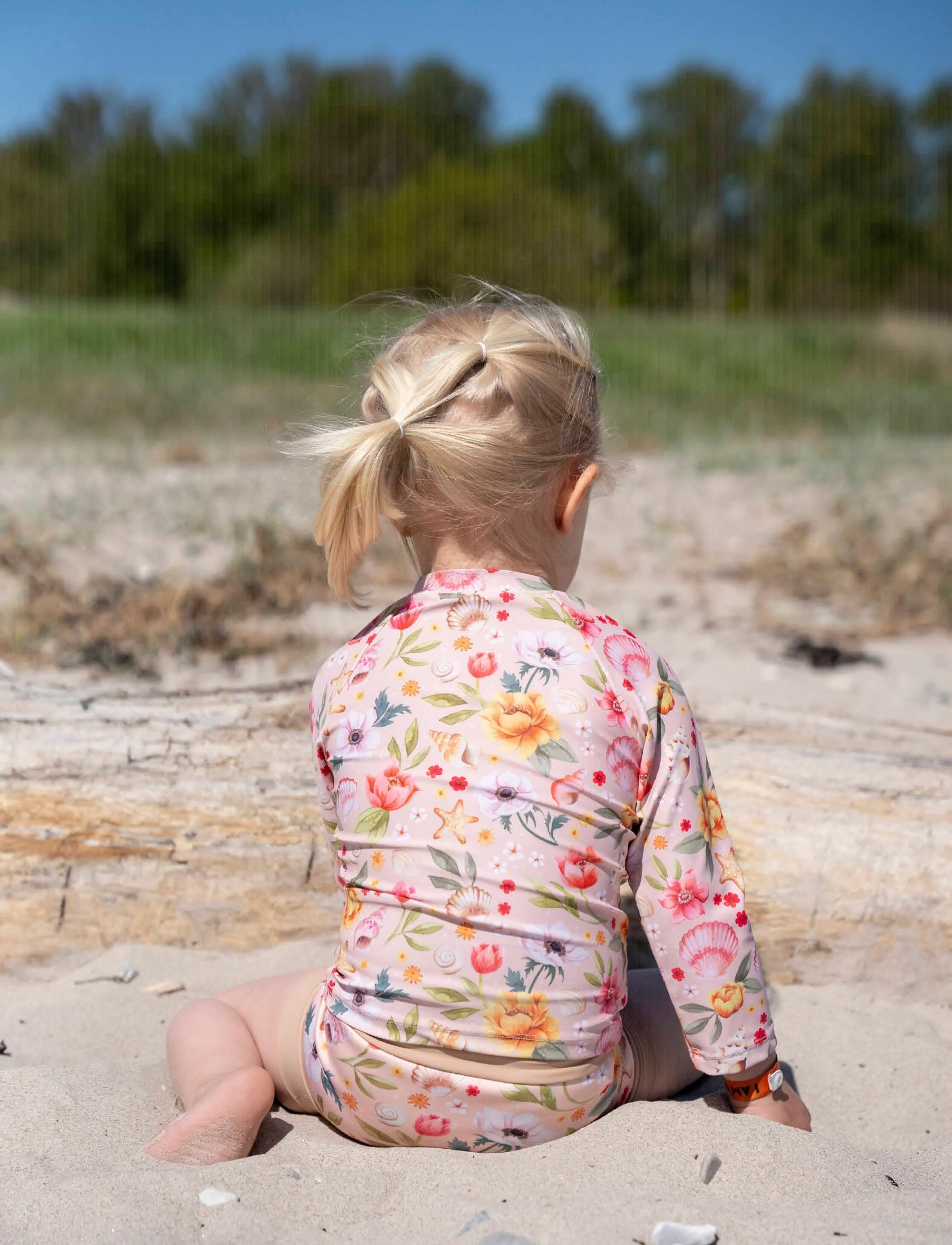 Filibabba - Lucca – Blebadebukser 1-2 år – Ocean Blossom - plaukiojimo sauskelnės - pink - 4