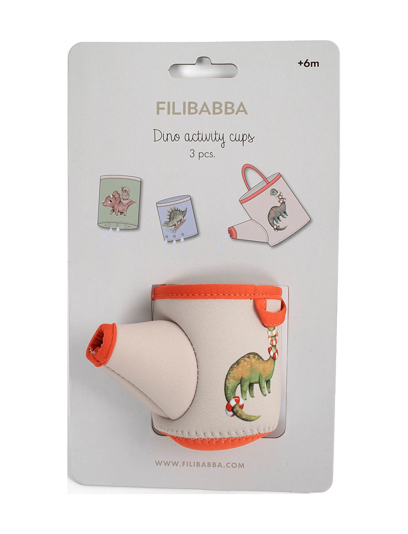 Filibabba - Neopren badelegetøj - Dinokopper - vanniaeg - multi coloured - 4