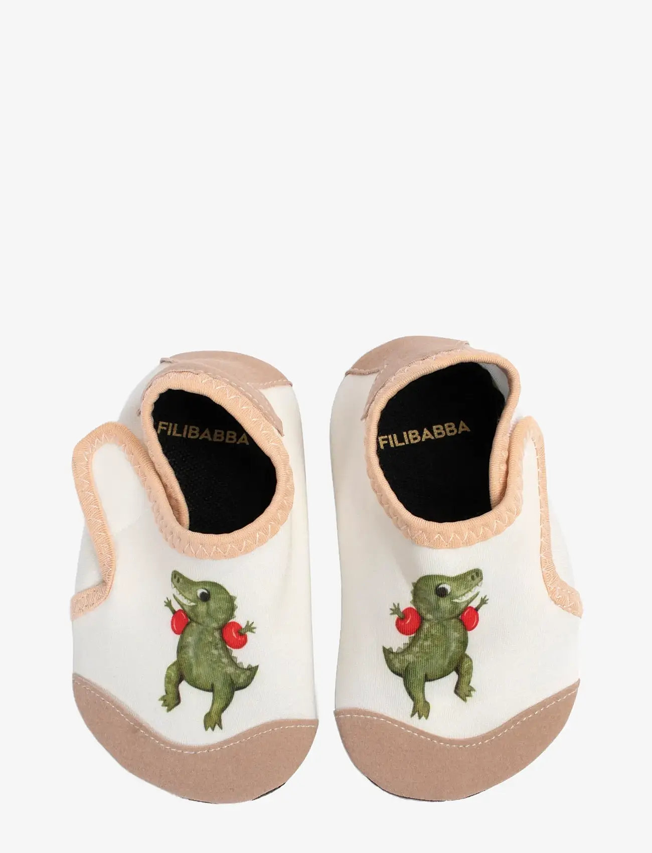 Filibabba - Badesko str. 28 -29 - Dino Beach - svømmetilbehør - beige - 1