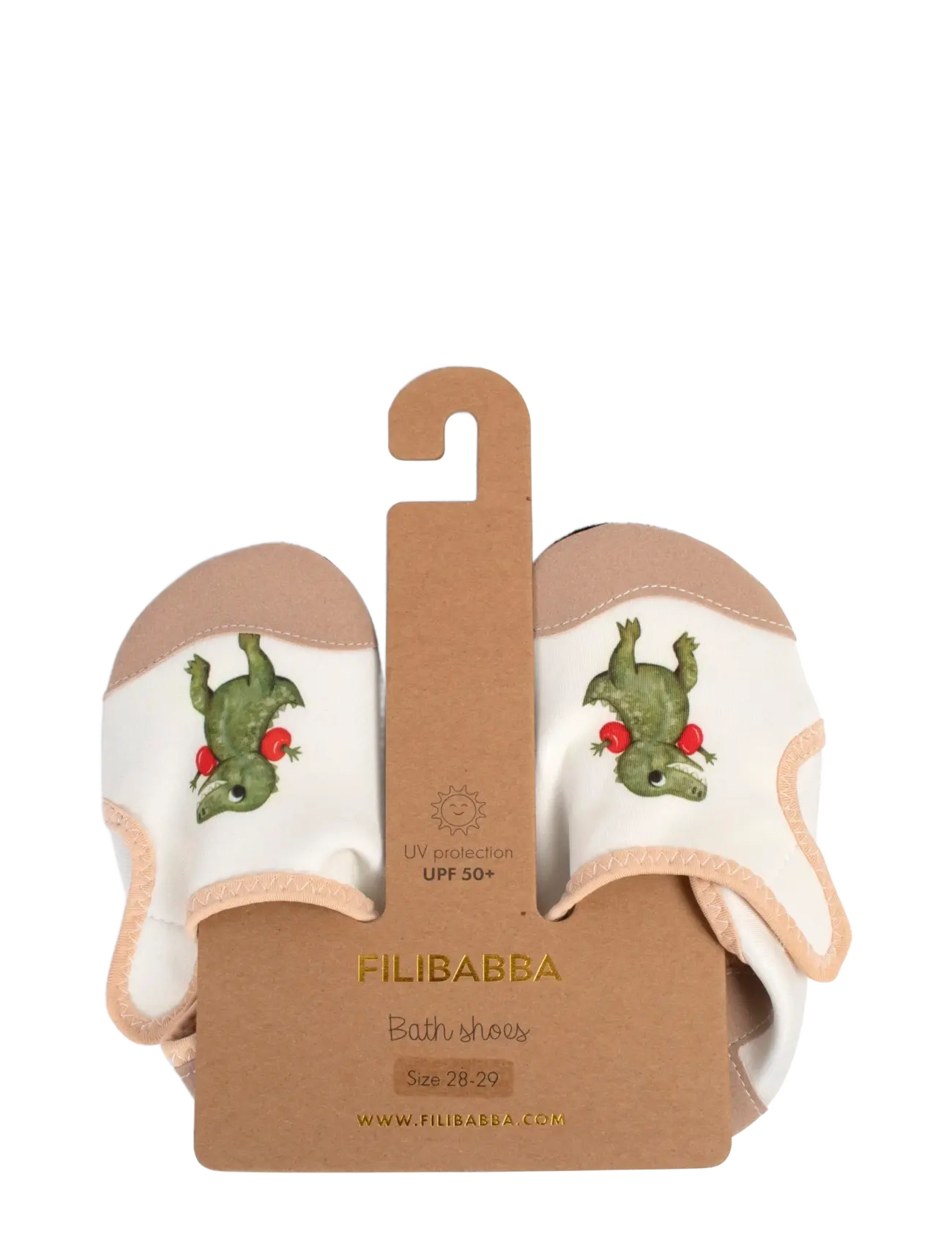 Filibabba - Badesko str. 28 -29 - Dino Beach - badskor - beige - 3