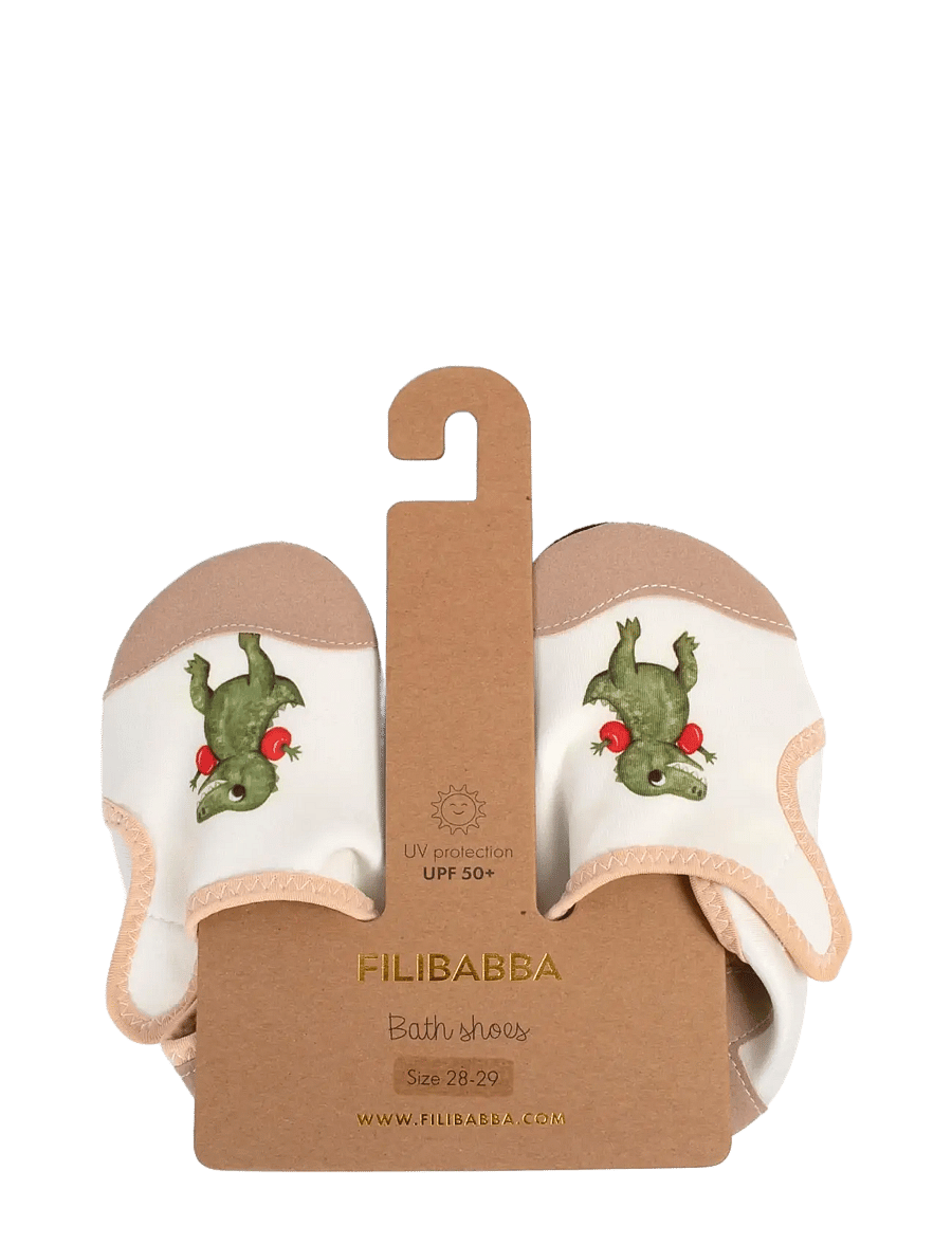 Filibabba - Badesko str. 28 -29 - Dino Beach - badskor - beige - 3