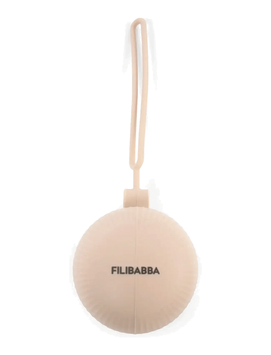 Filibabba - Silicone pacifier storage - Offwhite - zubehör für taschen - white - 1