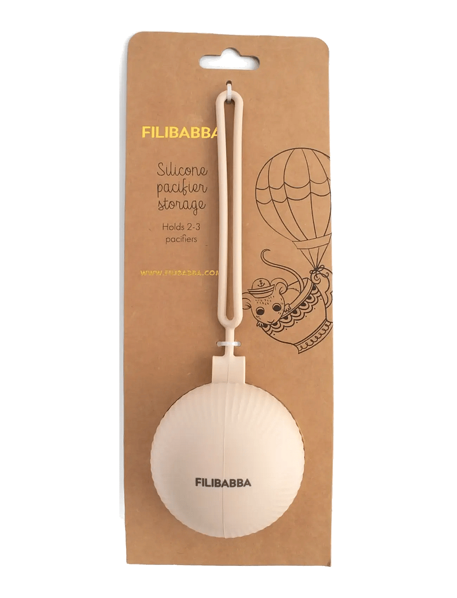 Filibabba - Silicone pacifier storage - Offwhite - zubehör für taschen - white - 2