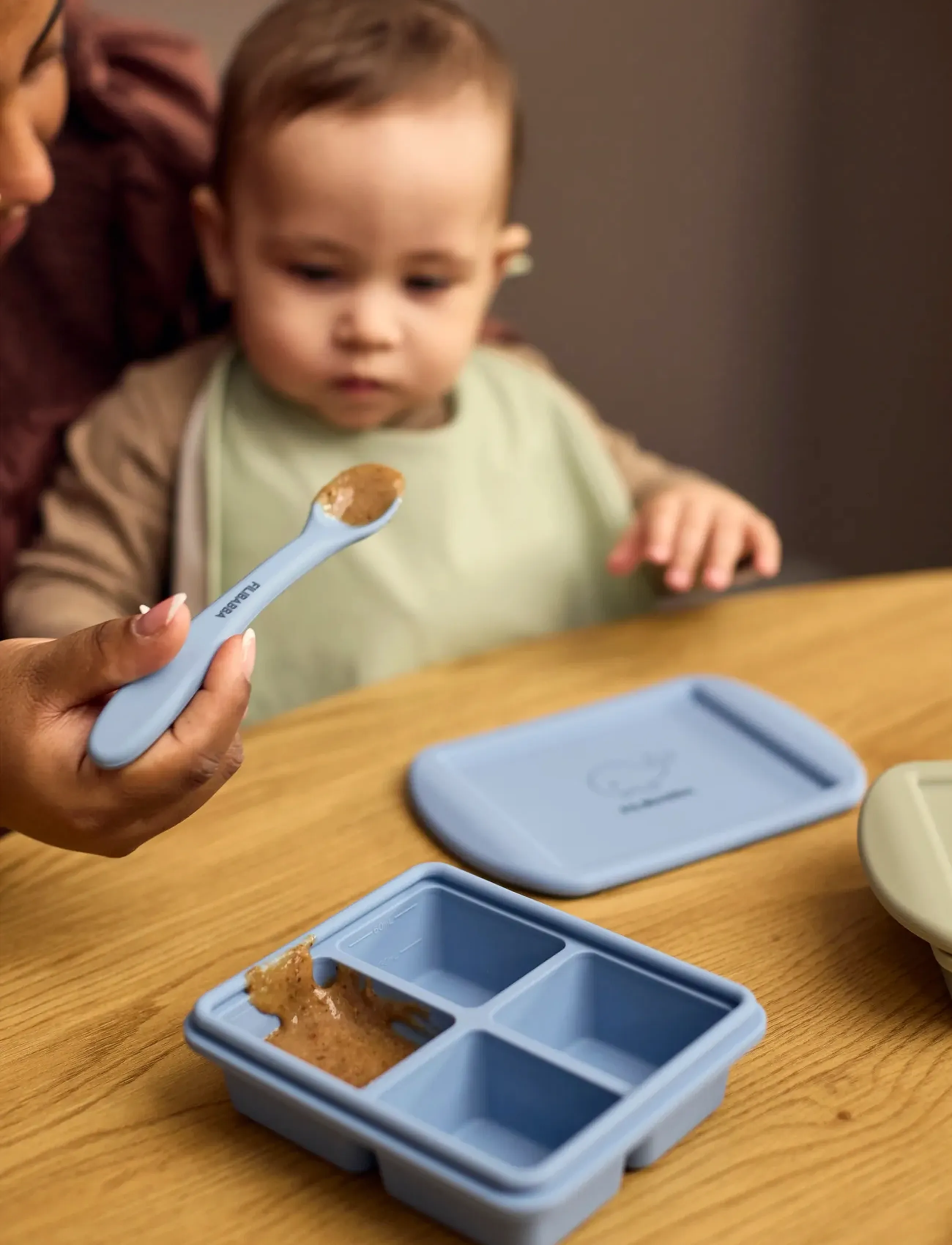 Filibabba - Silicone feeding spoons 3-pack - Ocean Mix - multi coloured - 2