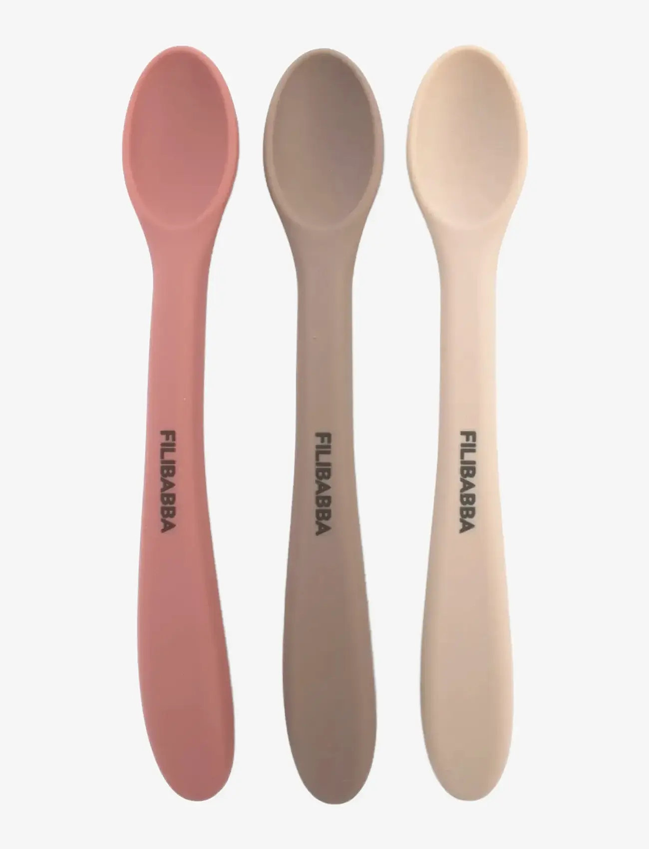 Filibabba - Silicone feeding spoons 3-pack - Rose Mix - essgeschirr - multi coloured - 1
