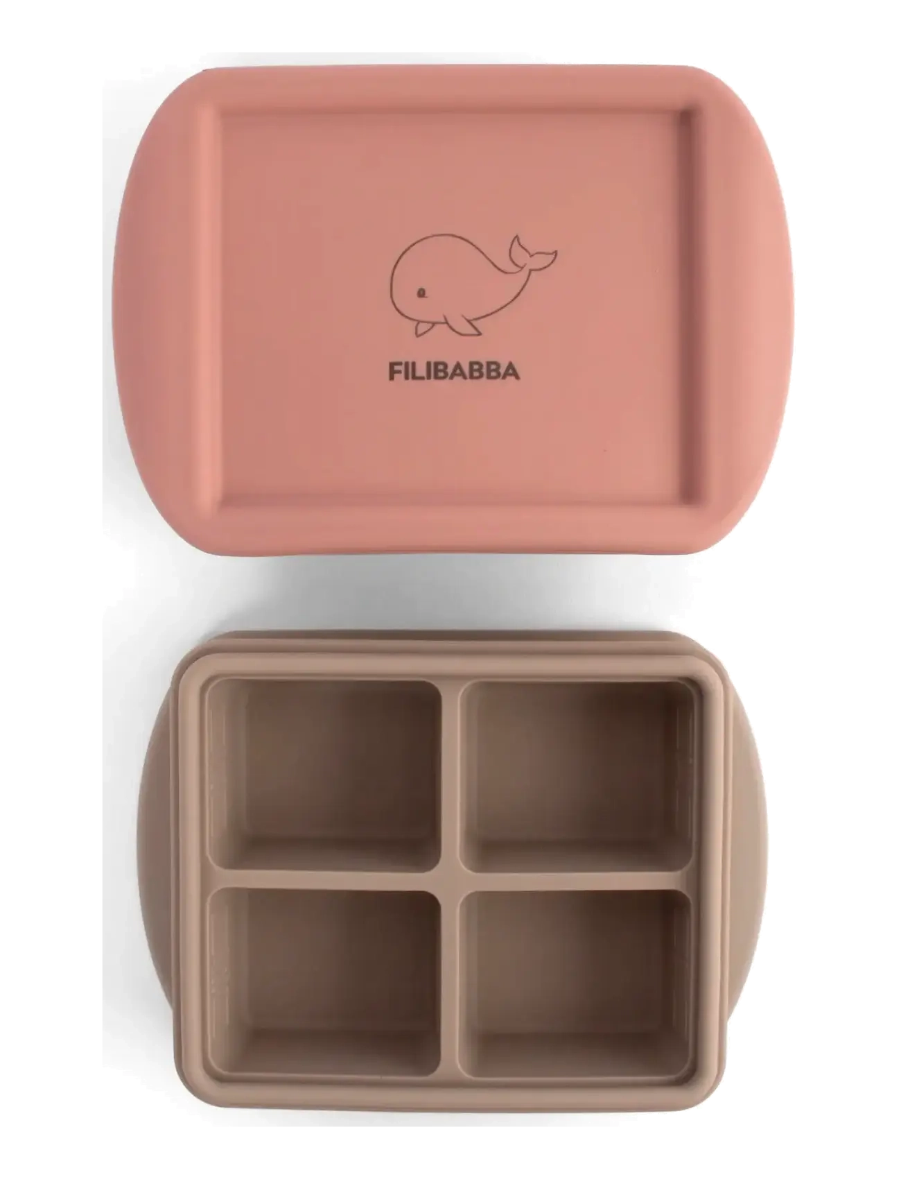 Filibabba Baby food freezer tray 4x65 ml - 2-pack - Rose Mix - FILIBABBA - MULTI COLOURED / pink/rose