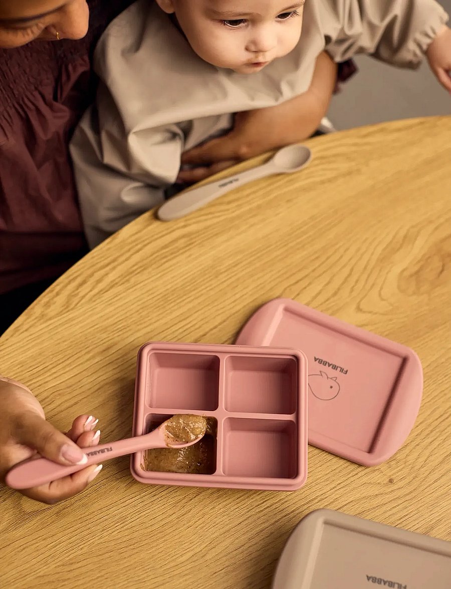 Filibabba - Baby food freezer tray 4x65 ml - 2-pack - Rose Mix - multi coloured - 3