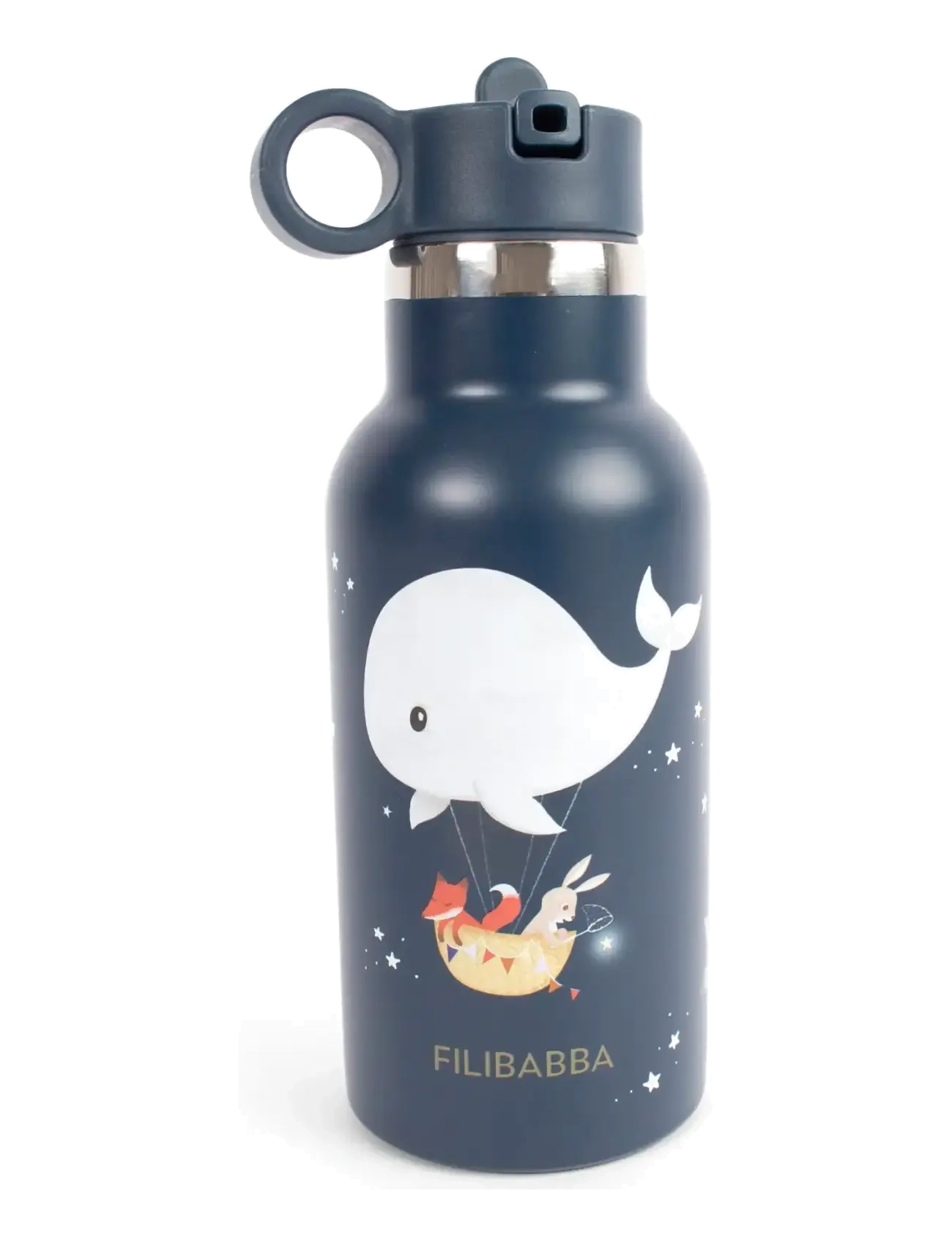 Filibabba Stainless steel water bottle - Dreamy Adventurers - 4 for 3 - MULTI COLOURED / navy