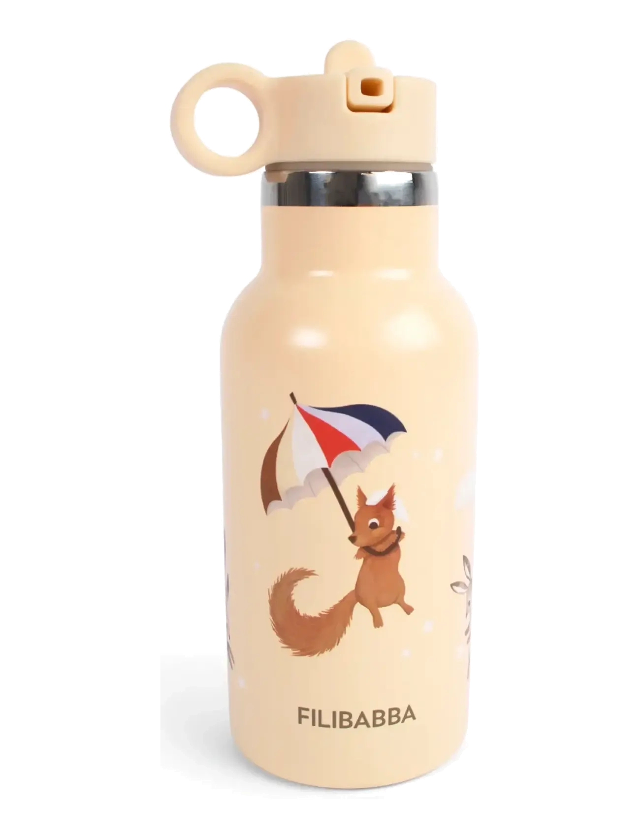 Filibabba Stainless steel water bottle - Star Catchers - FILIBABBA - MULTI COLOURED / cream