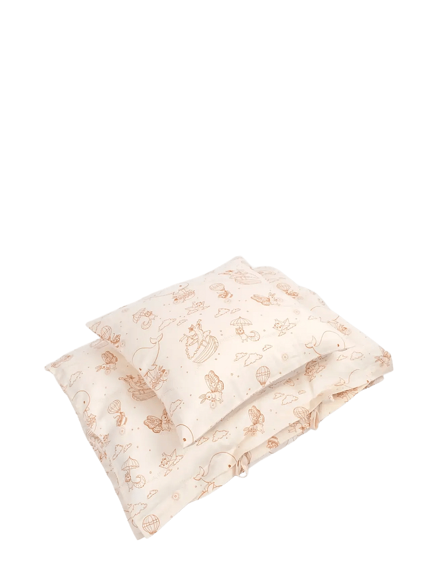 Filibabba - Baby bed linen GOTS (70x100 cm) - Dreamy Adventurers - white - 1