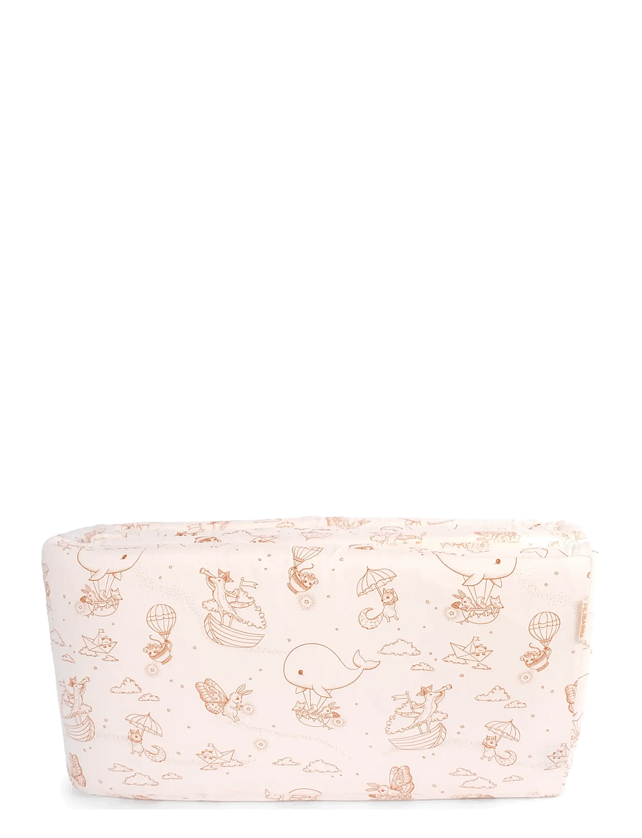 Filibabba - Bed bumper - Dreamy Adventurers - apmales bērnu gultiņai - white - 1
