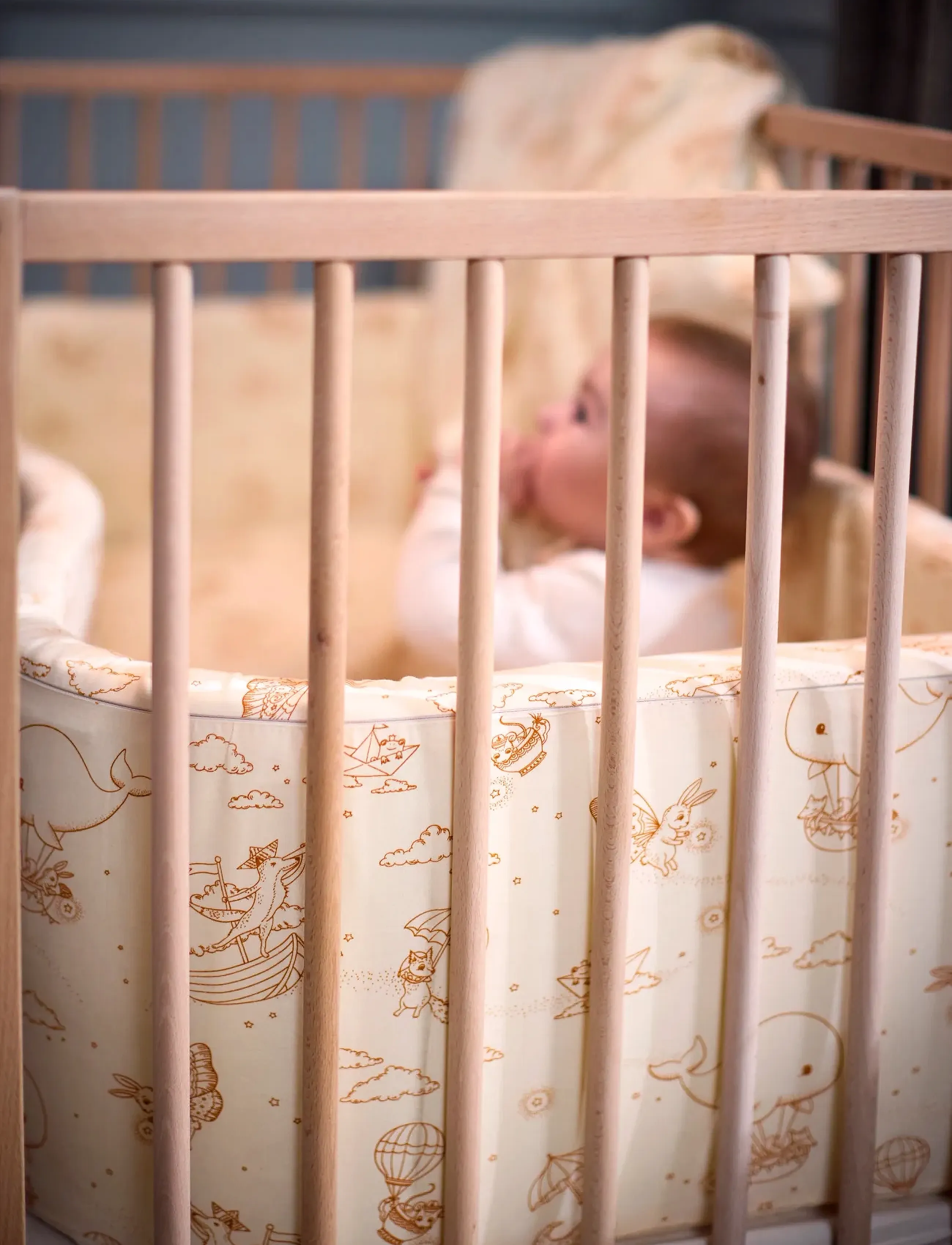 Filibabba Bed Bumper Dreamy Adventurers, One Size, Baby Beds & Accessories, Creme - Bumper, Kinder