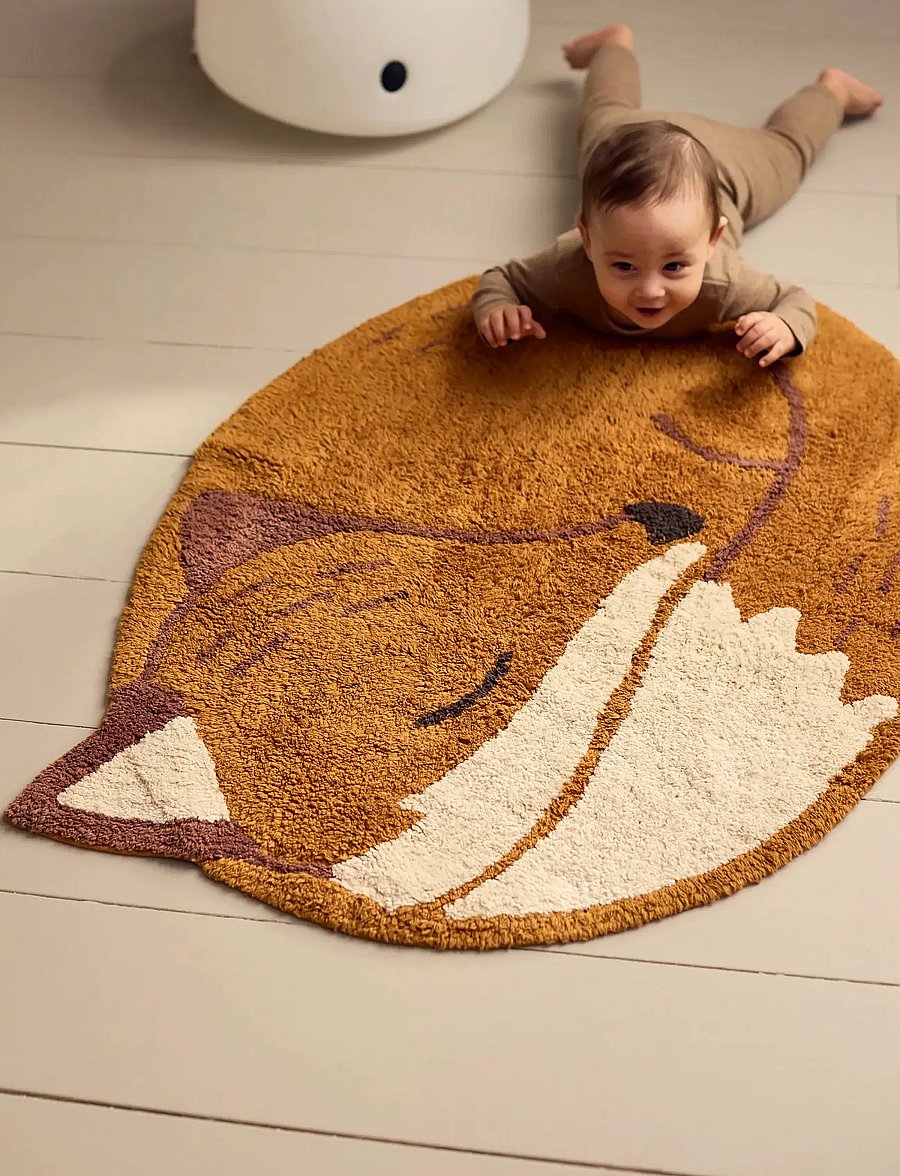Filibabba - Tufted rug - Freya the fox - runde teppiche - multi coloured - 0
