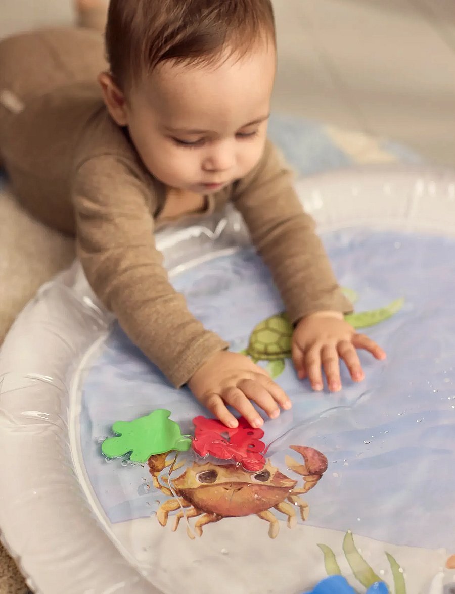 Filibabba - Water mat for tummy time - Sea friends - jouets interactifs - multi coloured - 3