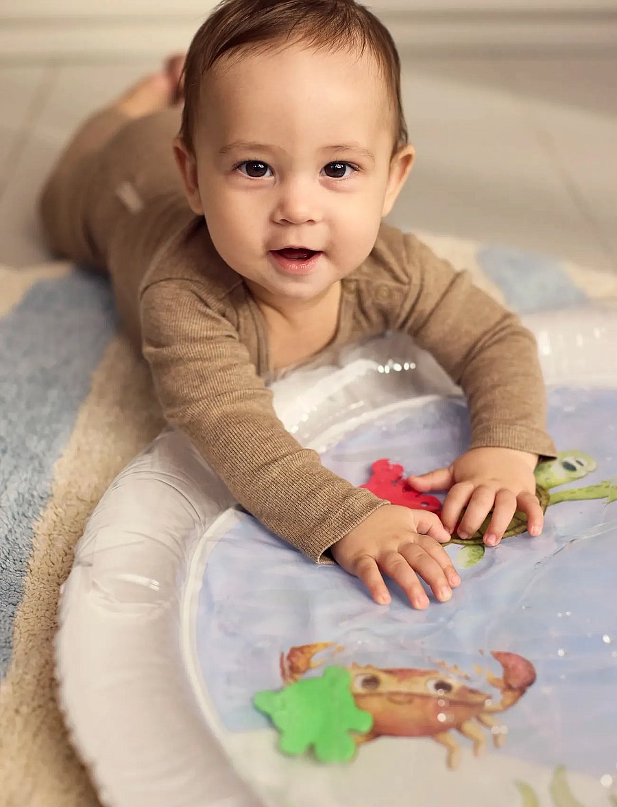 Filibabba - Water mat for tummy time - Sea friends - jouets interactifs - multi coloured - 4