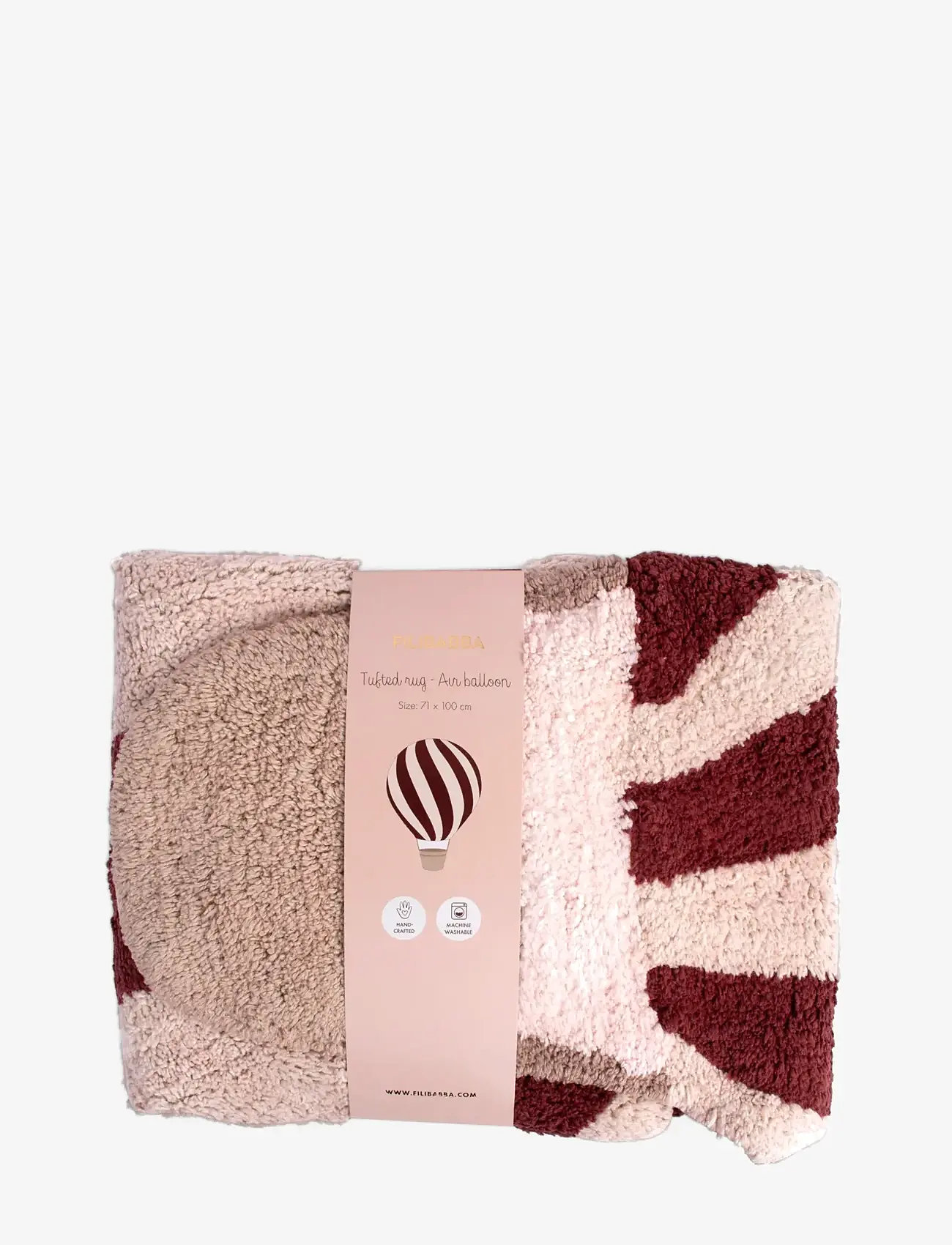 Filibabba - Tufted rug - Air balloon - Deeply Red - asymmetrische teppiche - multi coloured - 2