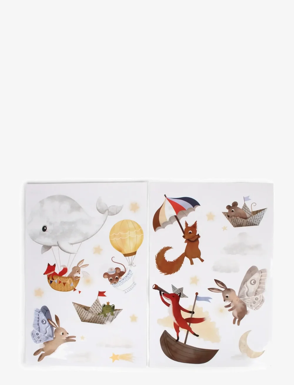 Filibabba - Wallstickers - Dreamy Adventurers - djur - multi coloured - 1