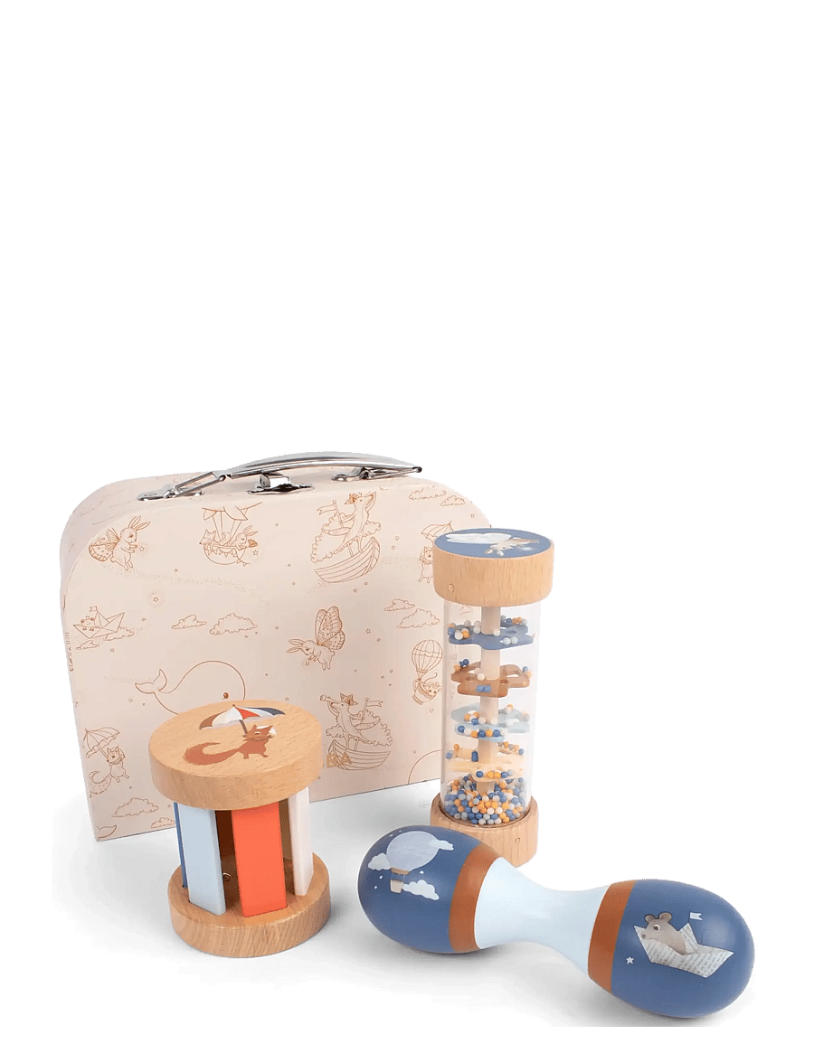 Filibabba - Play set - My first wooden sensory toys - kõristid - multi coloured - 1