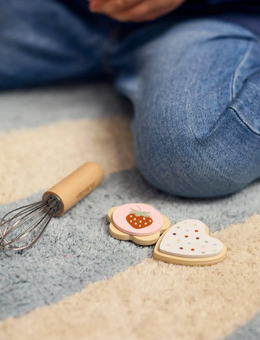 Filibabba - Play set - Little Baker, wooden toys - aliments et gâteaux pour jouer - multi coloured - 4