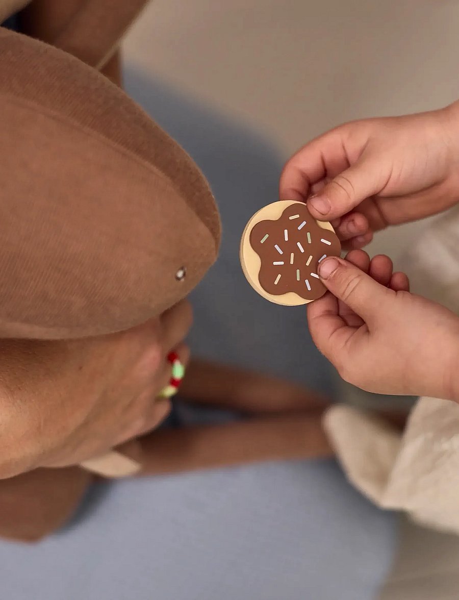 Filibabba - Play set - Little Baker, wooden toys - aliments et gâteaux pour jouer - multi coloured - 5