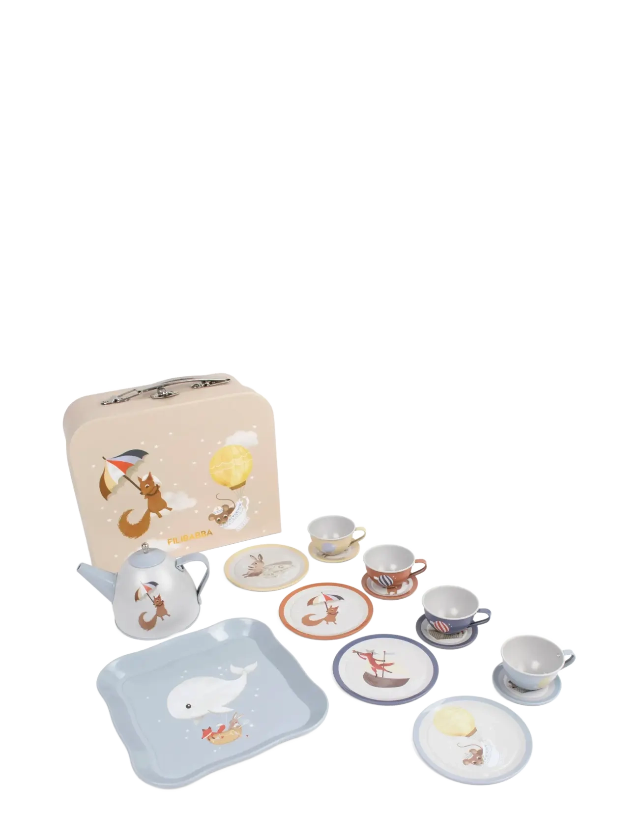 Filibabba Play set - Childrens tea party set - FILIBABBA - MULTI COLOURED / multi