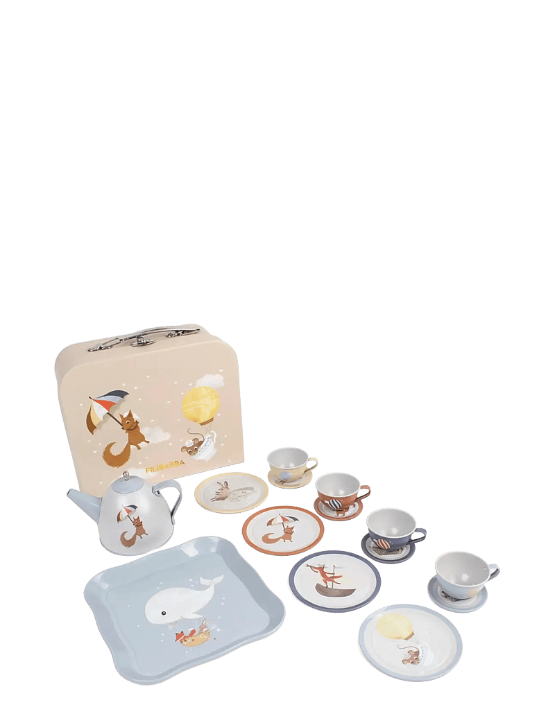 Filibabba - Play set - Childrens tea party set - kaffe & teserviser - multi coloured - 1