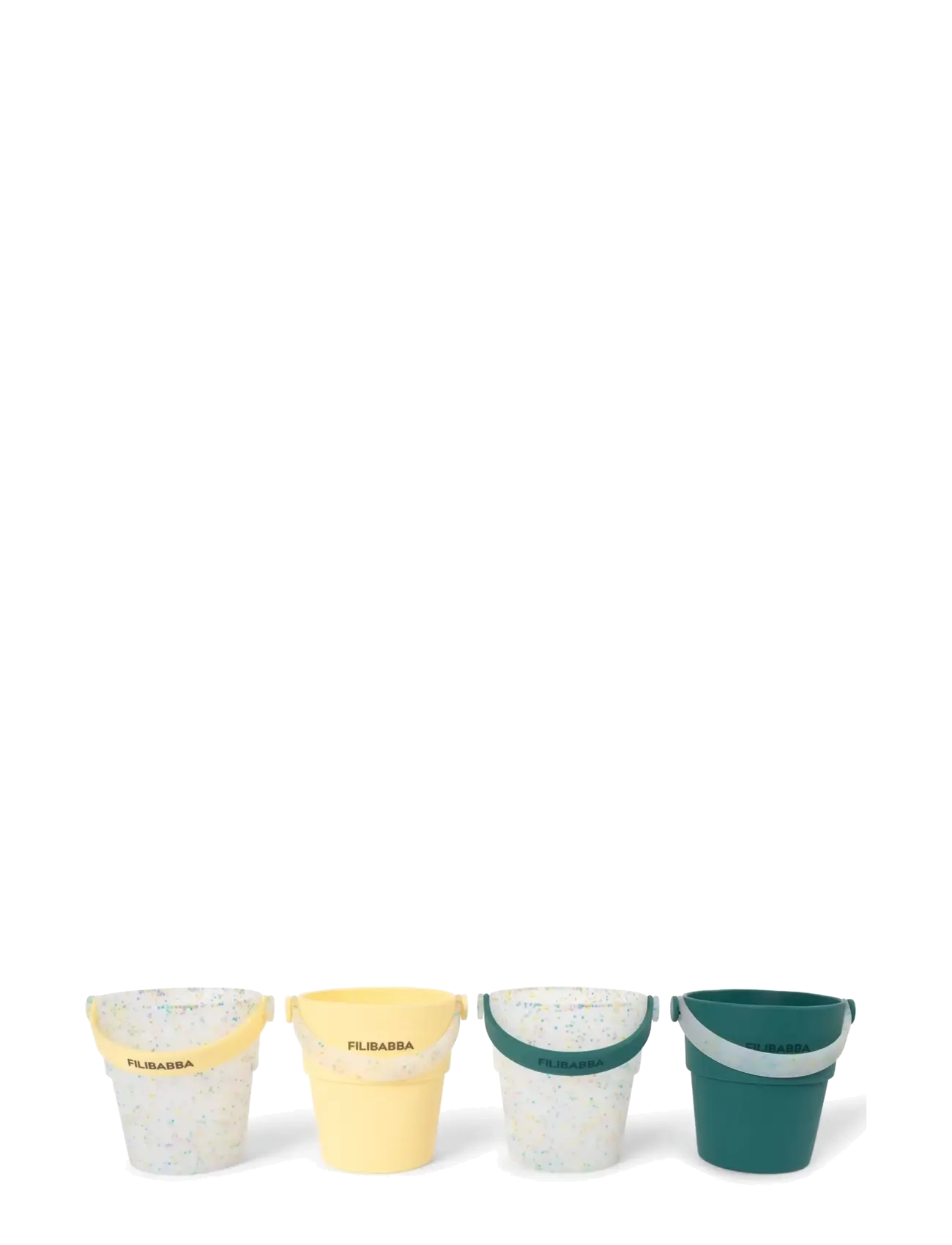 Filibabba - Silicone beach set – Confetti - sandleikföng - multicolour - 1
