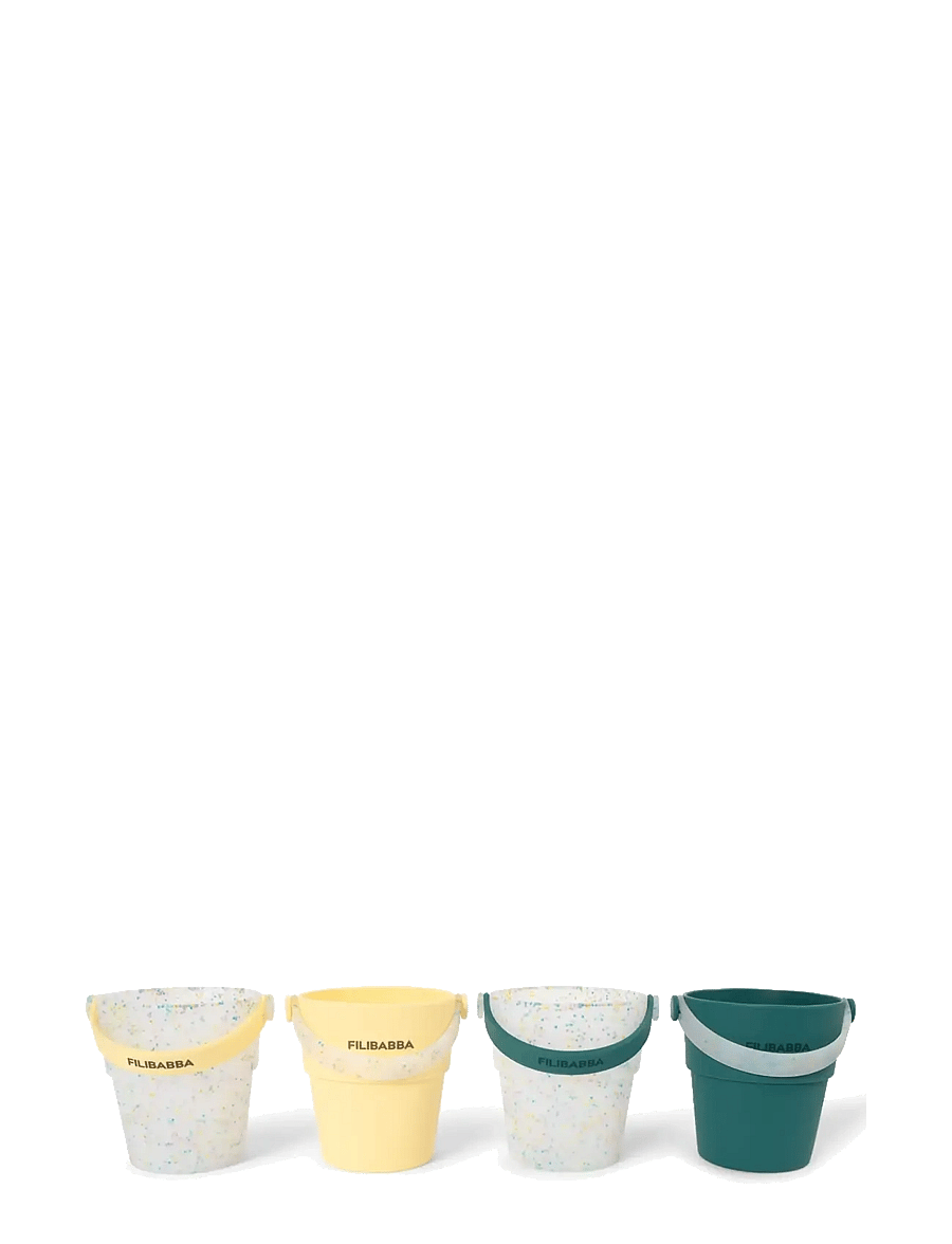 Filibabba - Silicone beach set – Confetti - sandleikföng - multicolour - 1
