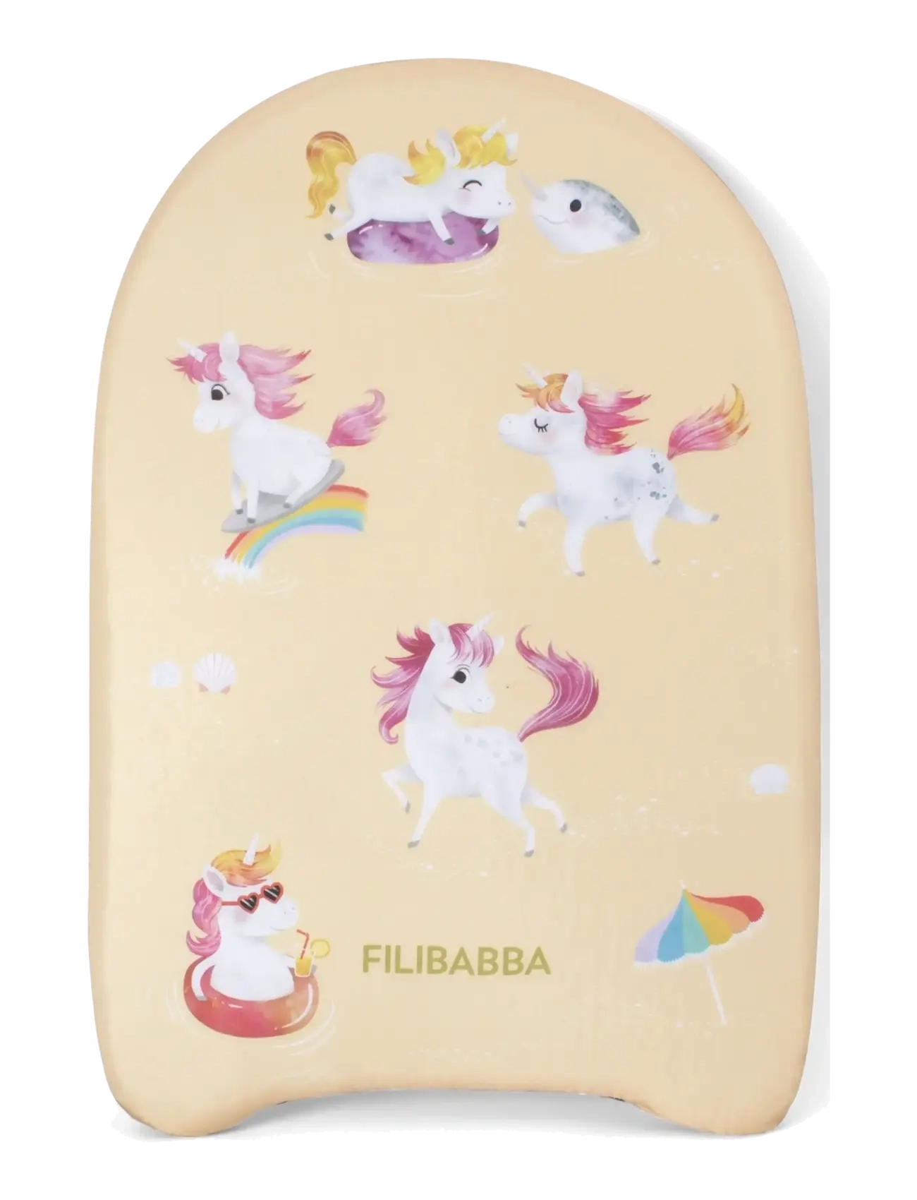 Filibabba Bodyboard – Unicorn Shores - Fylgihlutir - YELLOW / yellow