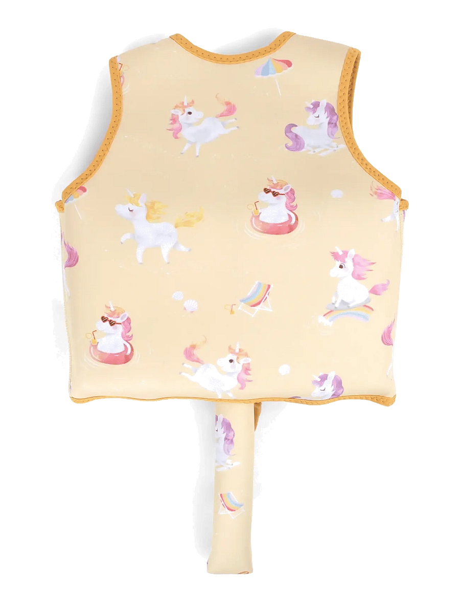 Filibabba - Swim vest 1-2 years – Unicorn Shores - yellow - 2
