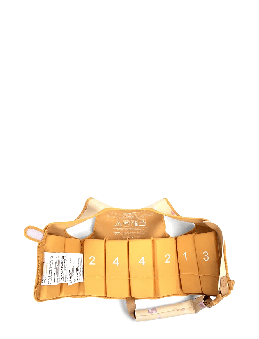 Filibabba - Swim vest 1-2 years – Unicorn Shores - yellow - 3