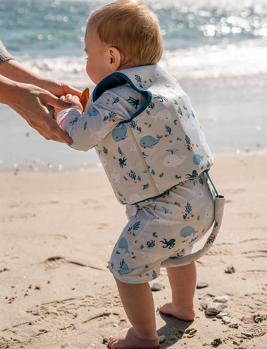 Filibabba - Swim vest 1-2 years – Christian's Whale Tales - accessoires de natation - yellow - 0